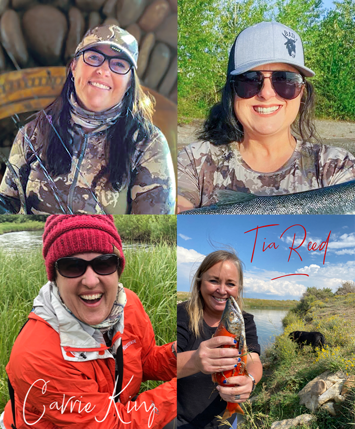 Portraits of Diane Martinez, Amy McNealy, Carrie King, and Tia Reed